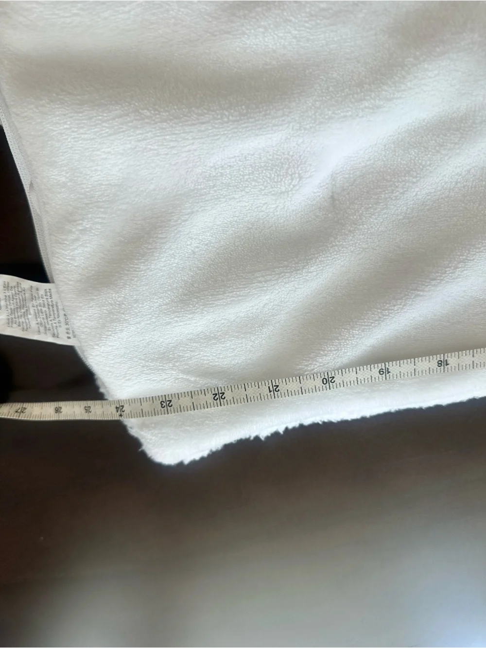 Pottery Barn sherpa Euro shams (2) 26 x 26